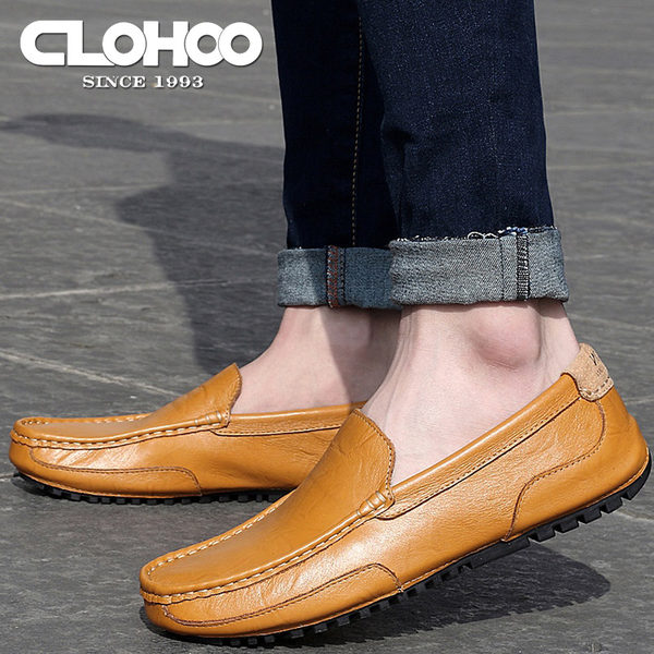 รองเท้าหนังผู้ชาย มีไซส์39-44 รองเท้าโลฟเฟอร์ชาย Slip-On Shoes