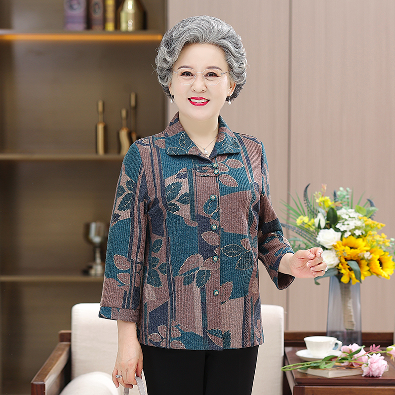 เสื้อคุณยาย เสื้อผู้วัยอายุ60-70ปี มีขนาด L-4XL(อกประมาณ35-45นิ้ว)