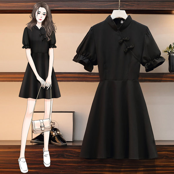 เดรสคนอ้วน เดรสสาวอวบ ชุดเดรสคนอ้วนวัยรุ่น BY PLUS SIZE Girl