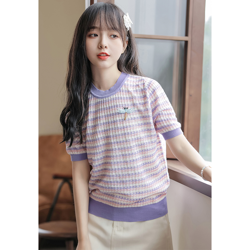 เสื้อผ้าวัยรุ่นเกาหลี เสื้อยืดวัยรุ่นผู้หญิง มีขนาด S M L XL
