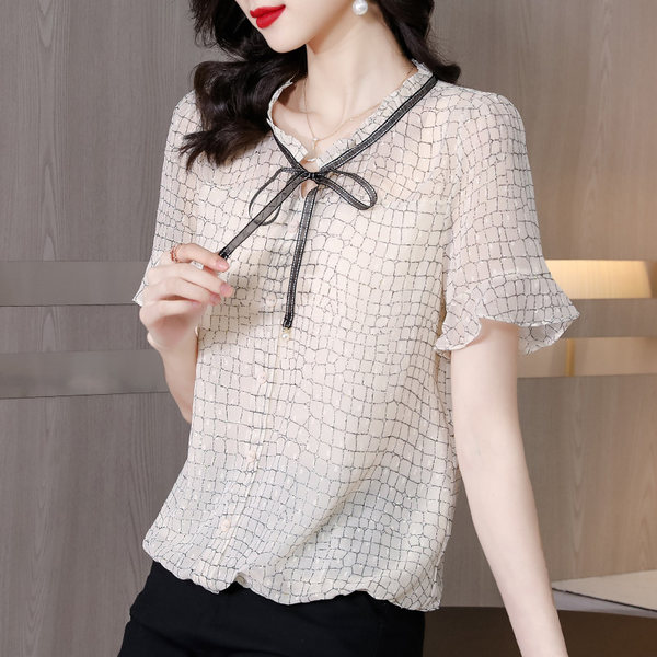 เสื้อชีฟองเกาหลี เสื้อชีฟองสวยๆ