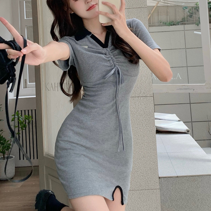 เดรสวัยรุ่น-เดรสคนอ้วนวัยรุ่น L-4XL(อก38-46 นิ้ว)