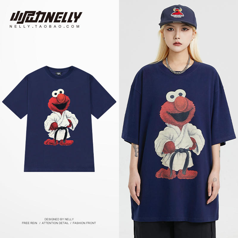 เสื้อยืดคอกลม ผู้ชาย เสื้อยืดผู้ชายเกาหลี เสื้อยืดเกาหลี แบรนด์ NELLY