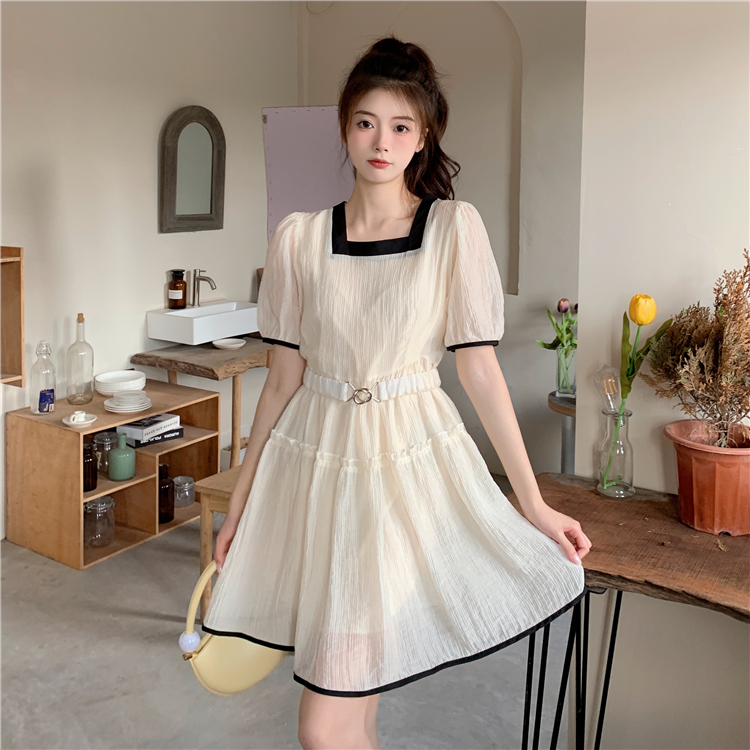 เดรสวัยรุ่น-เดรสคนอ้วนวัยรุ่น L-4XL(อก38-46 นิ้ว)