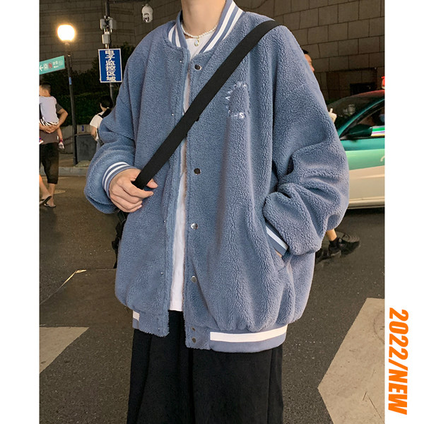 เสื้อแจ็คเก็ตเบสบอล เสื้อคลุม เสื้อแขนยาวสไตล์เกาหลี