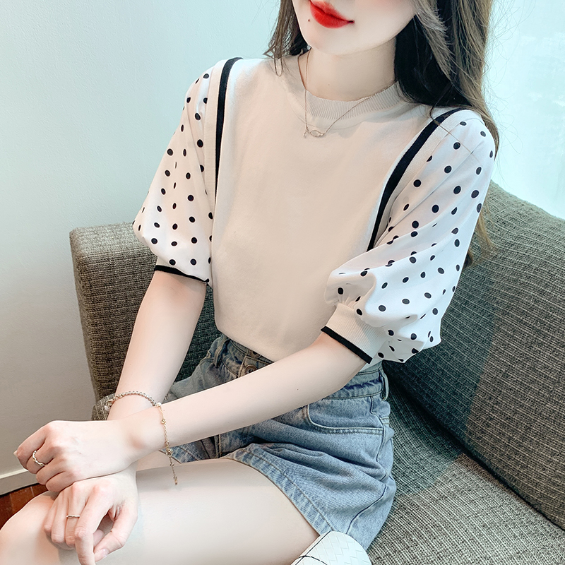 เสื้อผ้าวัยรุ่นเกาหลี เสื้อยืดวัยรุ่นผู้หญิง มีขนาด S M L XL