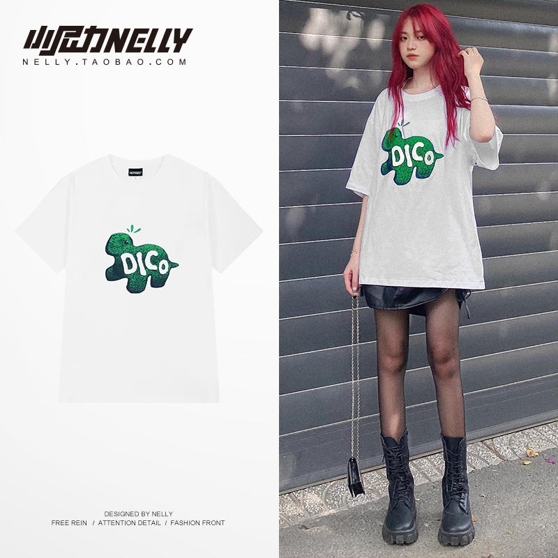 เสื้อยืดคอกลม ผู้ชาย เสื้อยืดผู้ชายเกาหลี เสื้อยืดเกาหลี แบรนด์ NELLY