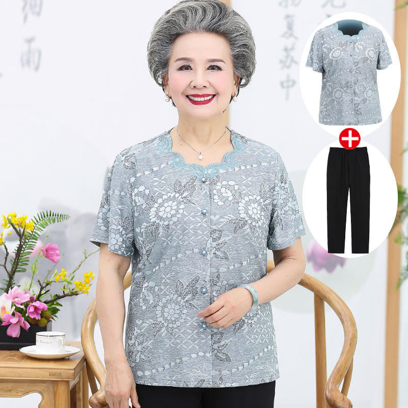 เสื้อคุณยาย เสื้อผู้วัยอายุ60-70ปี เสื้ออาม่า เสื้อผู้สูงอายุ