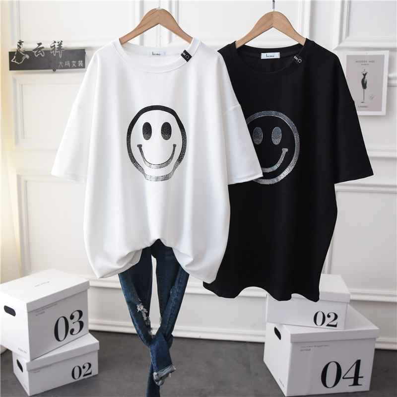 เสื้อยืดคนอ้วนแบบโอเวอร์ไซส์แบบ ulzzang fashion สนใจทักแชท