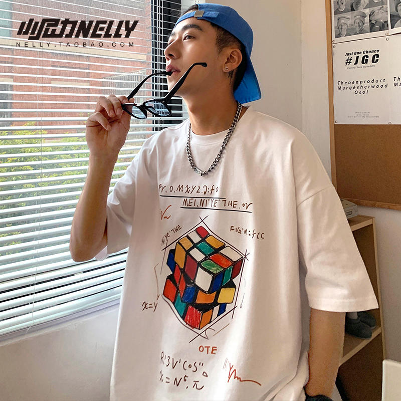 เสื้อยืดคอกลม ผู้ชาย เสื้อยืดผู้ชายเกาหลี เสื้อยืดเกาหลี แบรนด์ NELLY
