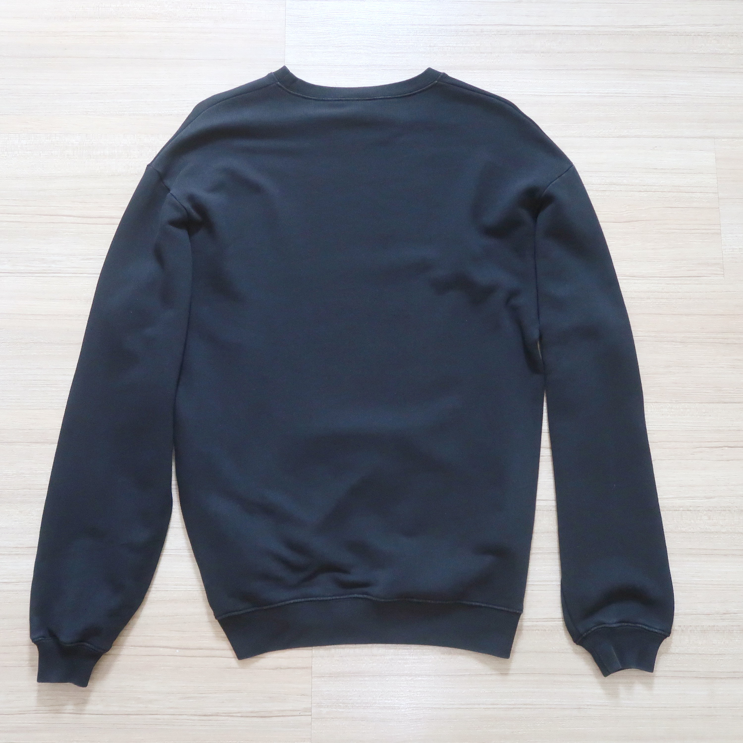 Balenciaga Black Yellow BB Craw Logo Sweater