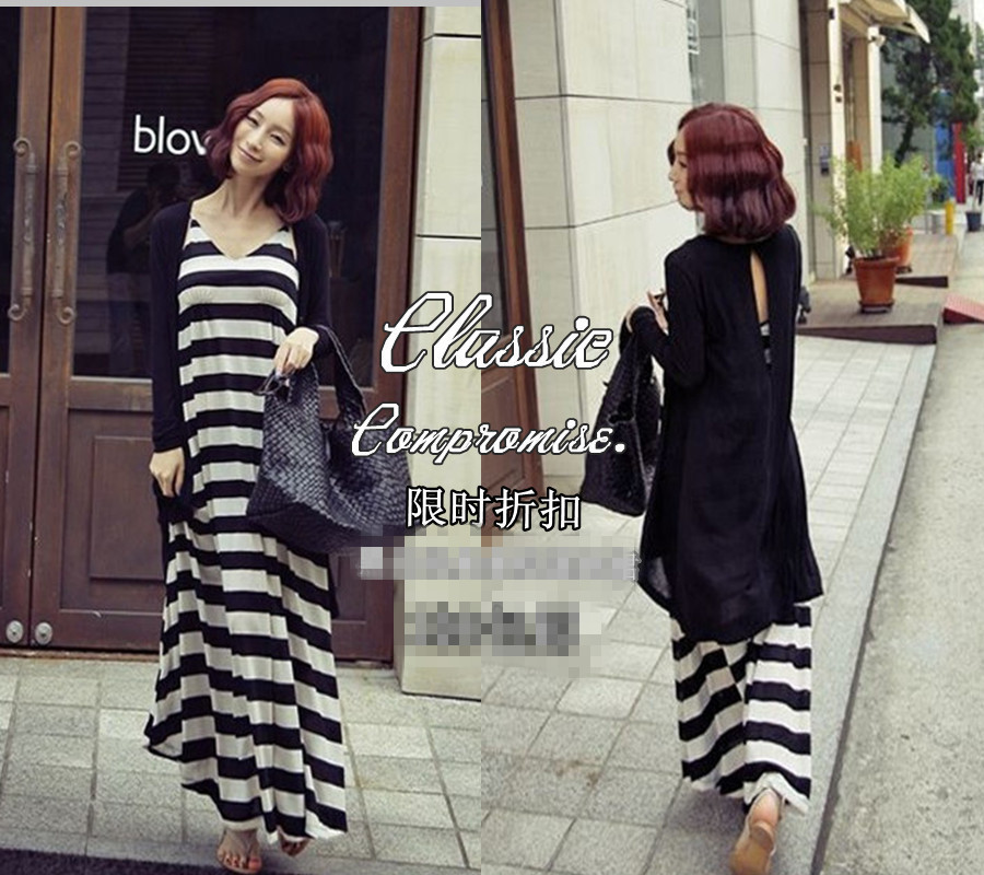 เสื้อคลุมตัวยาว ทรงสวย พร้อมส่ง สีดำ ผ้าดีค่ะ ดำ