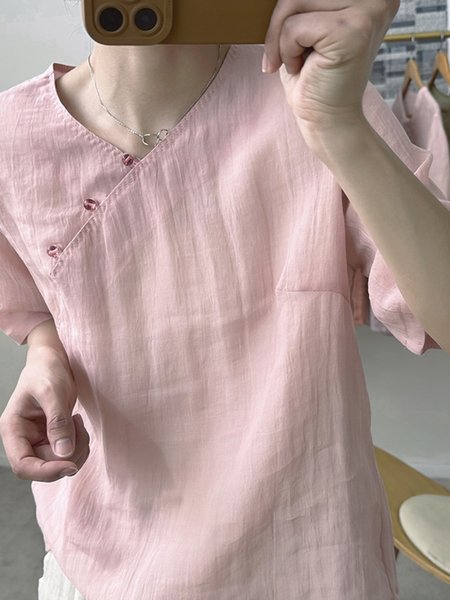 เสื้อลินิน เสื้อผ้าฝ้ายลินิน เสื้อเชิ้ตผ้าลินิน