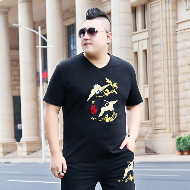 เสื้อยืดผู้ชายอ้วน S-5XL(อกเสื้อ39-51นิ้ว)
