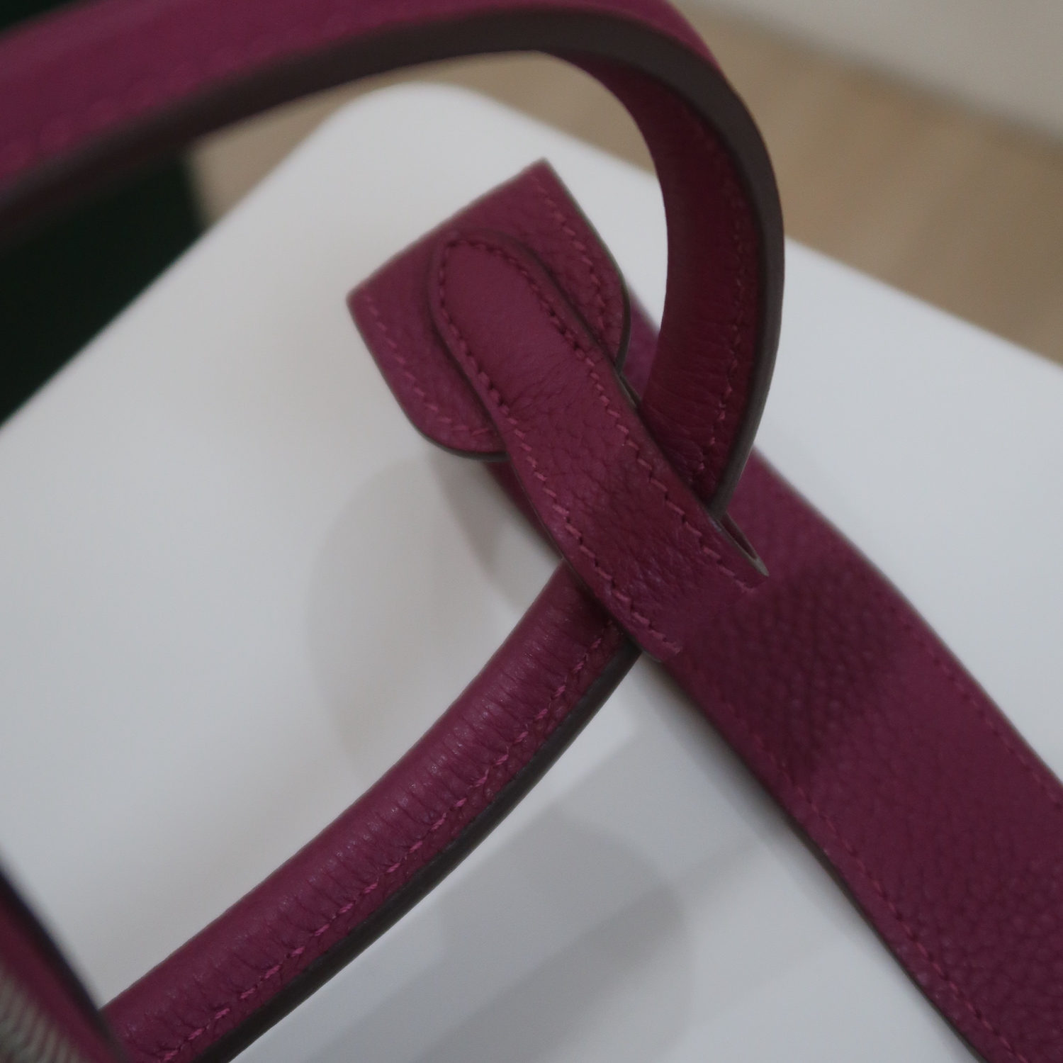 Hermes Tosca Clemence Leather Lindy 30 PHW