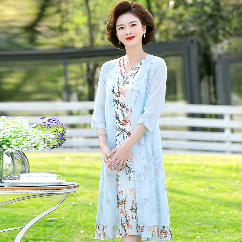 เดรสวัยผู้ใหญ่40-60ปี เดรสคุณแม่ ชุดเดรสทำงานวัยผู้ใหญ่ แบรนด์ MAMA DRESS