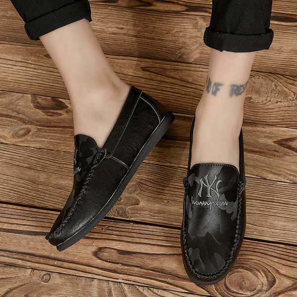 รองเท้าหนังผู้ชาย มีไซส์39-44 รองเท้าโลฟเฟอร์ชาย Slip-On Shoes
