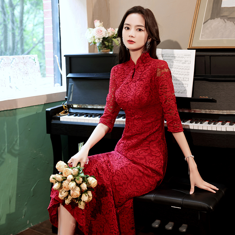 ชุดราตรี ชุดราตรีสวยหรู แบบ ทันสมัย Evening dress