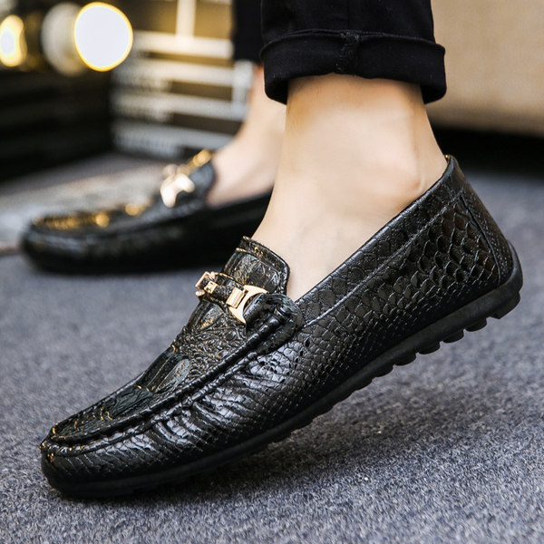 รองเท้าโลฟเฟอร์ชาย รองเท้าผู้ชาย รองเท้าแฟชั่นชาย รองเท้าหนังผู้ชาย Men Loafer Slip-On Shoes