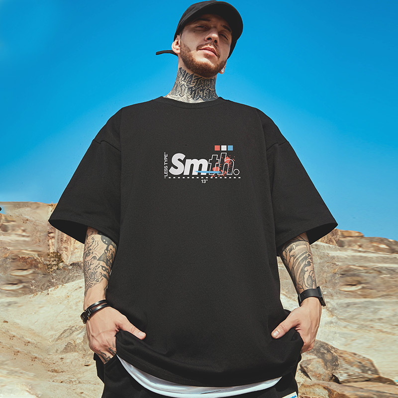 เสื้อยืดผู้ชายอ้วน S-5XL(อกเสื้อ39-51นิ้ว)