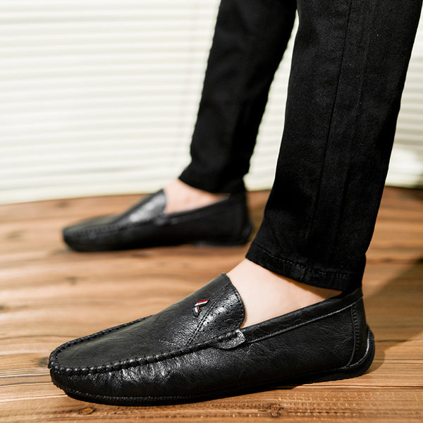 รองเท้าหนังผู้ชาย มีไซส์39-44 รองเท้าโลฟเฟอร์ชาย Slip-On Shoes