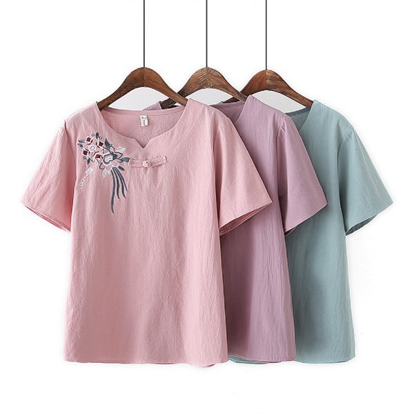 เสื้อลินินสไตล์ผู้ใหญ่ เสื้อคุณแม่ เสื้อผู้ใหญ่ แบรนด์ LININ