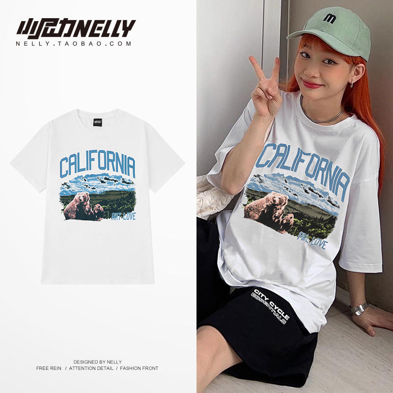 เสื้อยืดคอกลม ผู้ชาย เสื้อยืดผู้ชายเกาหลี เสื้อยืดเกาหลี แบรนด์ NELLY