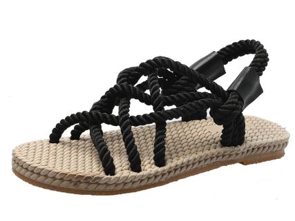 รองเท้าแฟชั่น ผู้หญิง แฟชั่น รองเท้าแตะ รองเท้าสาน สไตล์วินเทจ รองเท้าแตะผู้หญิง ใส่เที่ยว ทะเล เดินชายหาด 934851