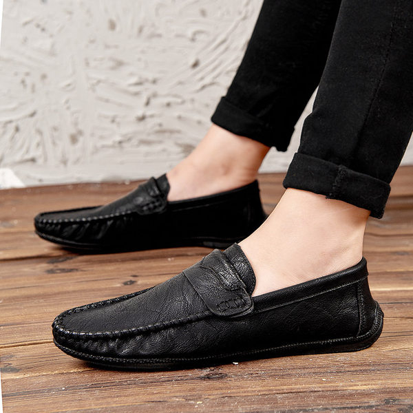 รองเท้าหนังผู้ชาย มีไซส์39-44 รองเท้าโลฟเฟอร์ชาย Slip-On Shoes