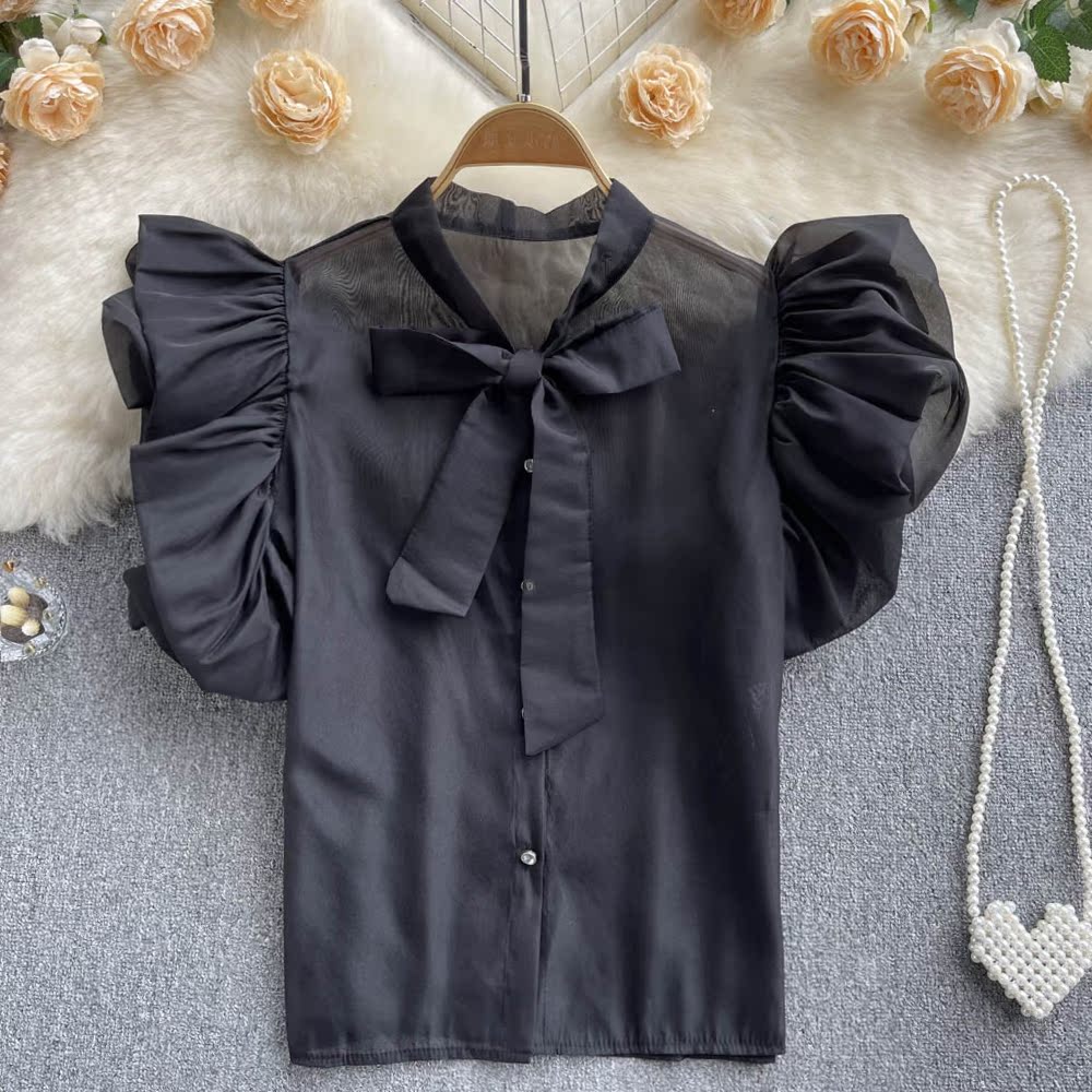 เสื้อสีดำสุภาพ เรียบหรู ดูดี เหมาะกับทุกโอกาส | เสื้อผู้หญิงสุภาพ Moran High-End