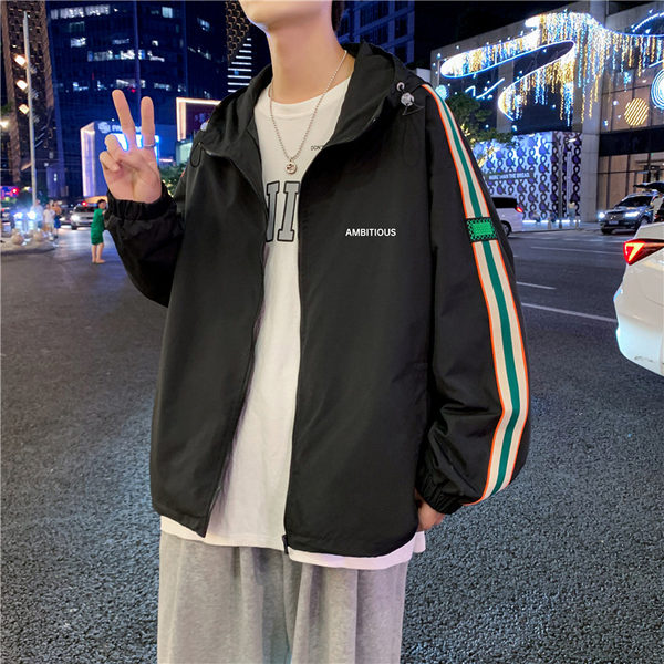 เสื้อแจ็คเก็ตเบสบอล เสื้อคลุม เสื้อแขนยาวสไตล์เกาหลี