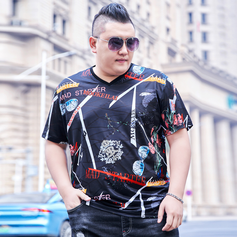 เสื้อยืดผู้ชายอ้วน S-5XL(อกเสื้อ39-51นิ้ว)