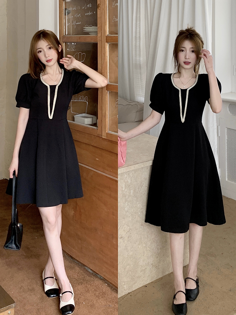 เดรสวัยรุ่น-เดรสคนอ้วนวัยรุ่น L-4XL(อก38-46 นิ้ว)