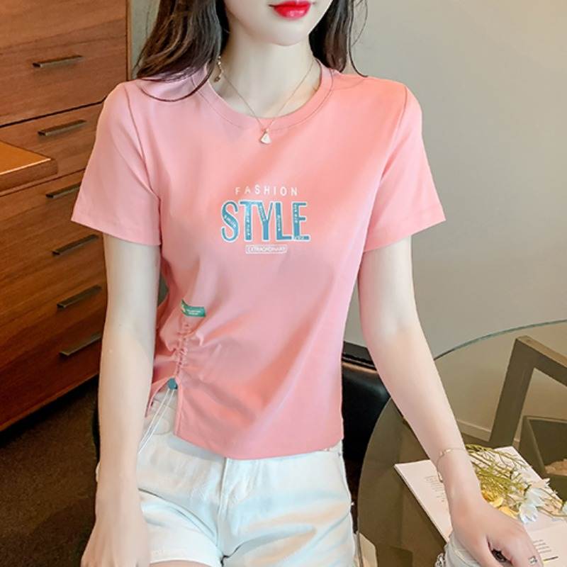 เสื้อยืดวัยรุ่นน่ารักๆ เสื้อวัยรุ่นแขนสั้น เสื้อผ้าวัยรุ่นเกาหลี แบรนด์ Wiyike