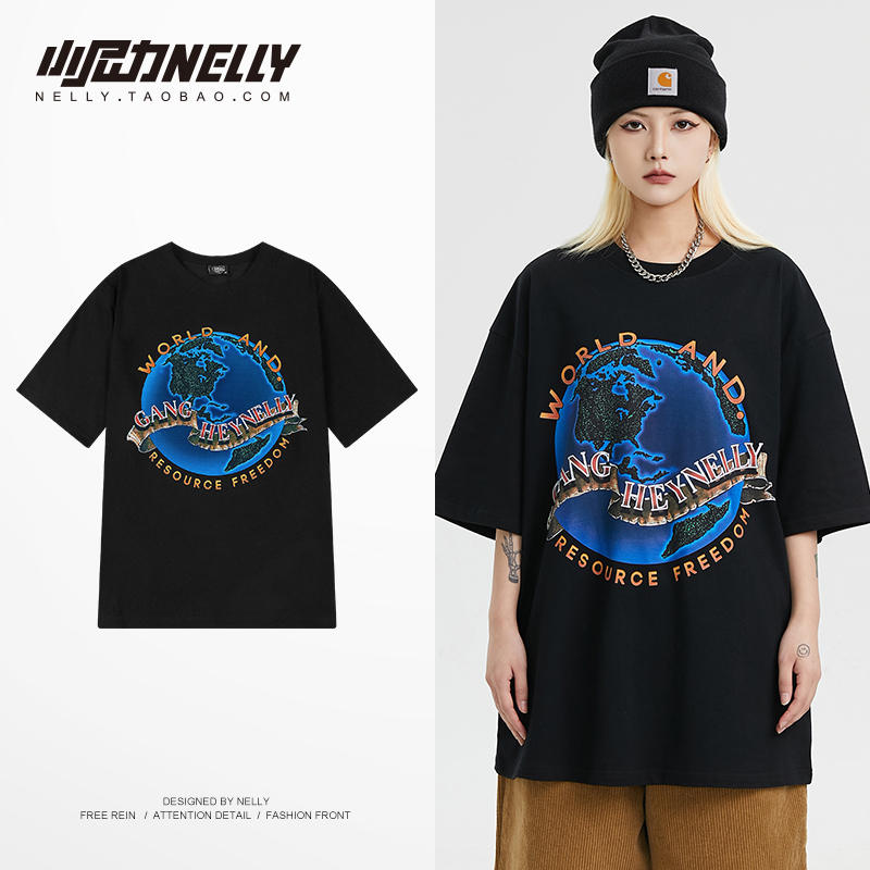 เสื้อยืดคอกลม ผู้ชาย เสื้อยืดผู้ชายเกาหลี เสื้อยืดเกาหลี แบรนด์ NELLY