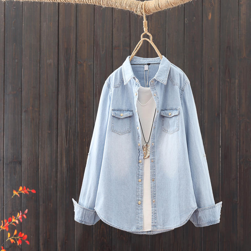 แบบเสื้อสวยๆ เสื้อผ้าฝ้ายลินิน เสื้อเชิ้ตผ้าลินิน