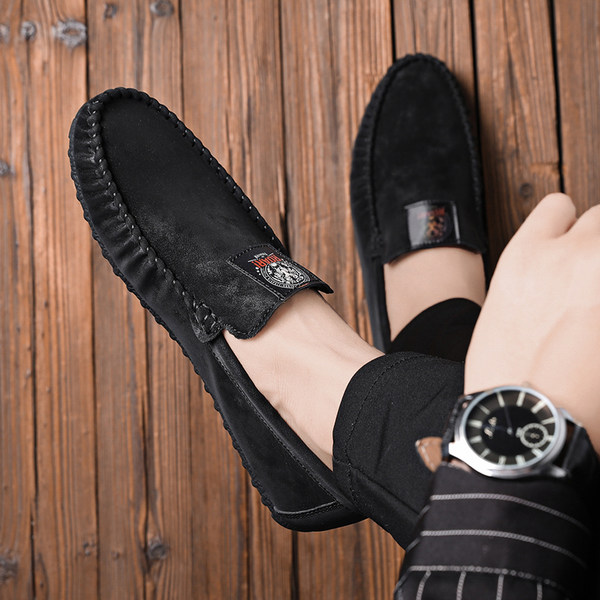 รองเท้าหนังผู้ชาย มีไซส์39-44 รองเท้าโลฟเฟอร์ชาย Slip-On Shoes