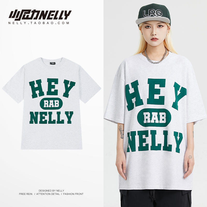 เสื้อยืดคอกลม ผู้ชาย เสื้อยืดผู้ชายเกาหลี เสื้อยืดเกาหลี แบรนด์ NELLY