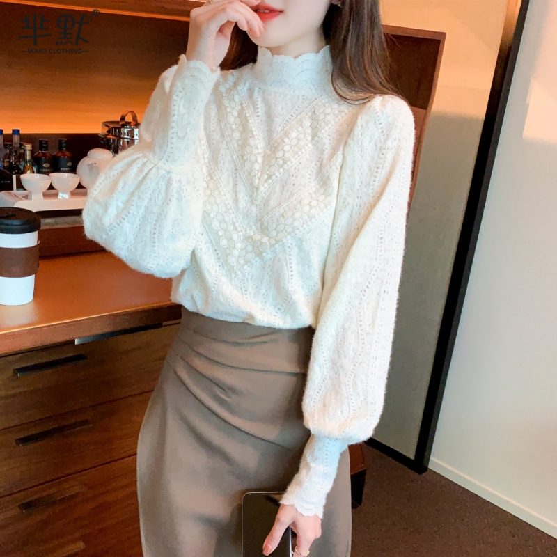 เสื้อลูกไม้ เสื้อเชิ้ตแขนยาว