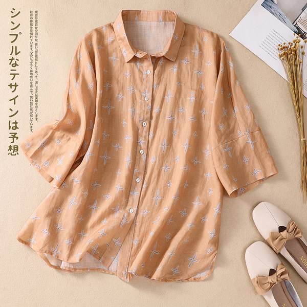 เสื้อลินิน แบบเสื้อสวยๆ เสื้อผ้าฝ้ายลินิน เสื้อเชิ้ตผ้าลินิน BY LININ