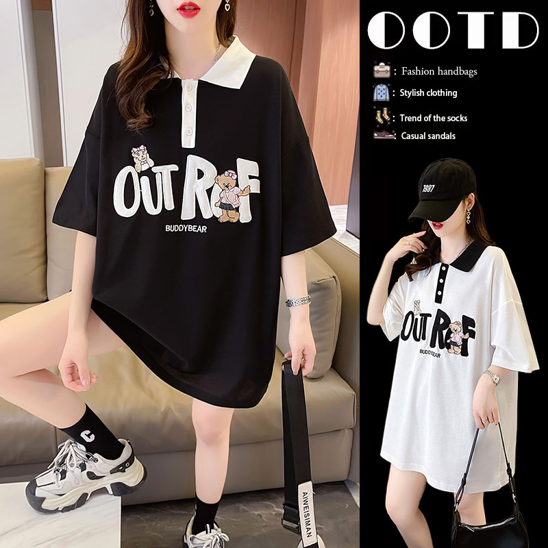 เสื้อยืดคนอ้วนแบบโอเวอร์ไซส์แบบ ulzzang fashion สนใจทักแชท
