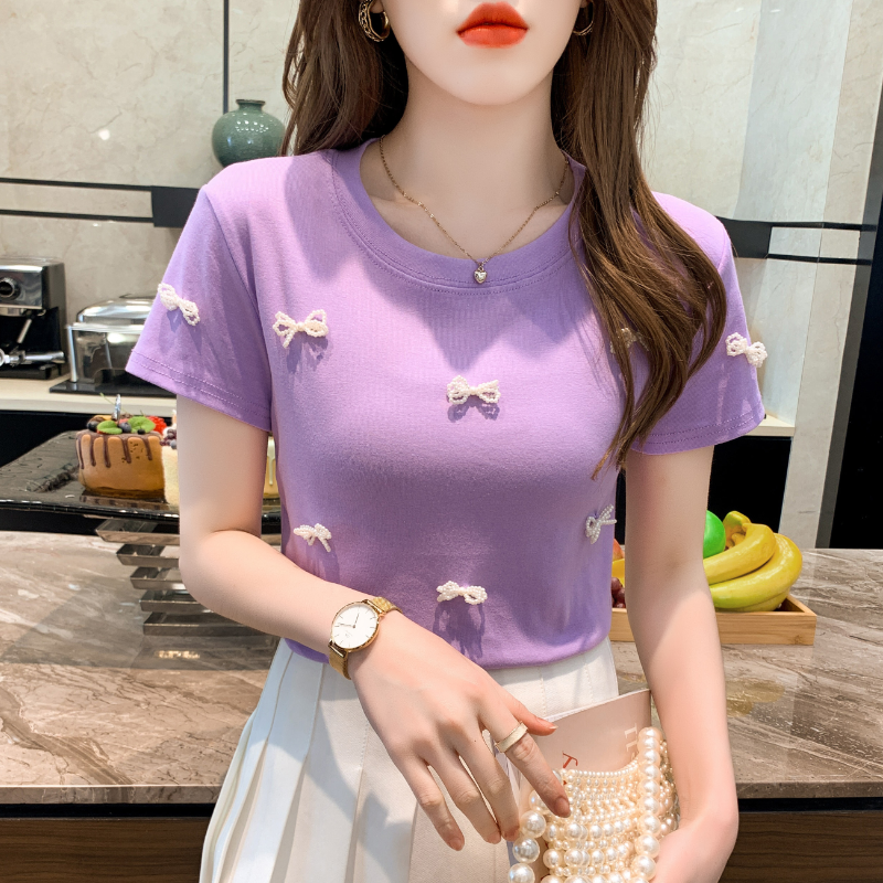 เสื้อผ้าวัยรุ่นเกาหลี เสื้อยืดวัยรุ่นผู้หญิง มีขนาด S M L XL