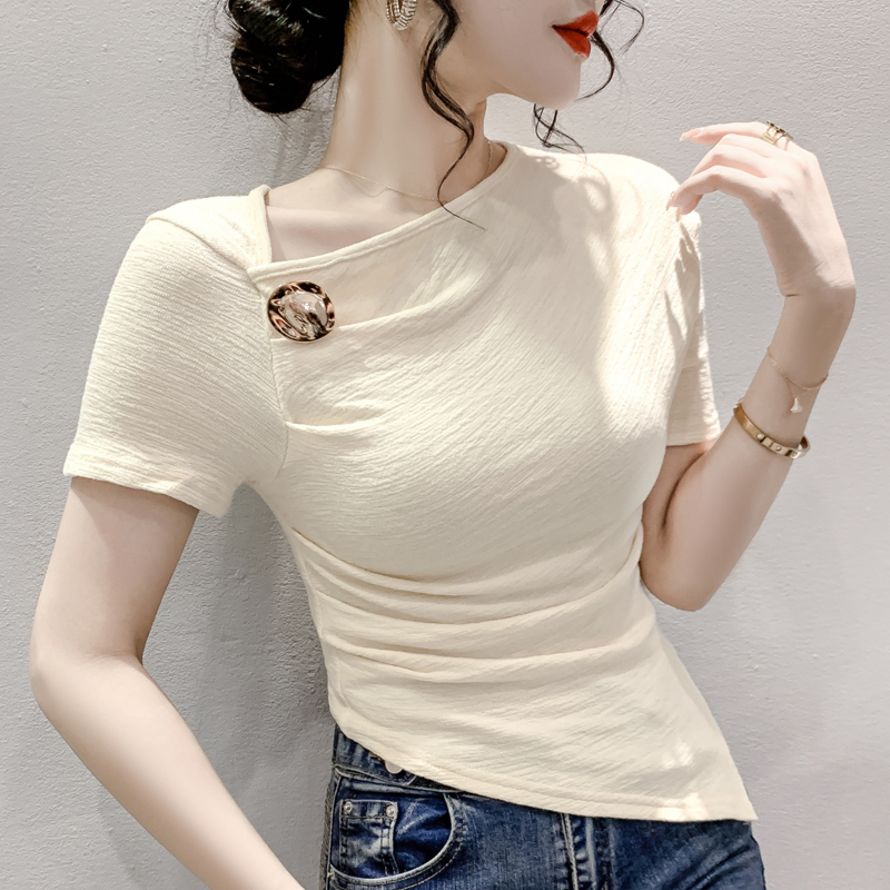 เสื้อผ้าวัยรุ่นเกาหลี เสื้อยืดวัยรุ่นผู้หญิง มีขนาด S M L XL