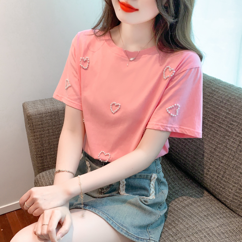 เสื้อผ้าวัยรุ่นเกาหลี เสื้อยืดวัยรุ่นผู้หญิง มีขนาด S M L XL