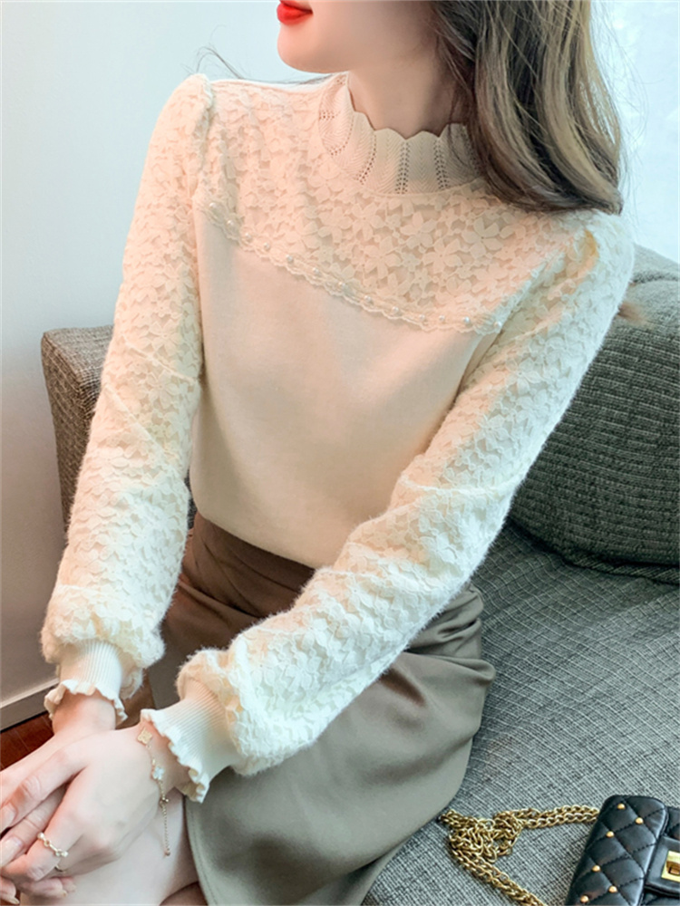 เสื้อลูกไม้ เสื้อเชิ้ตแขนยาว