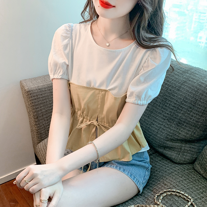 เสื้อผ้าวัยรุ่นเกาหลี เสื้อยืดวัยรุ่นผู้หญิง มีขนาด S M L XL