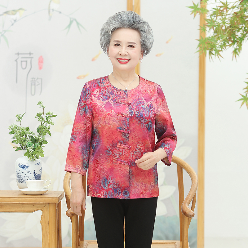 เสื้อคุณยาย เสื้อผู้วัยอายุ60-70ปี มีขนาด L-4XL(อกประมาณ35-45นิ้ว)