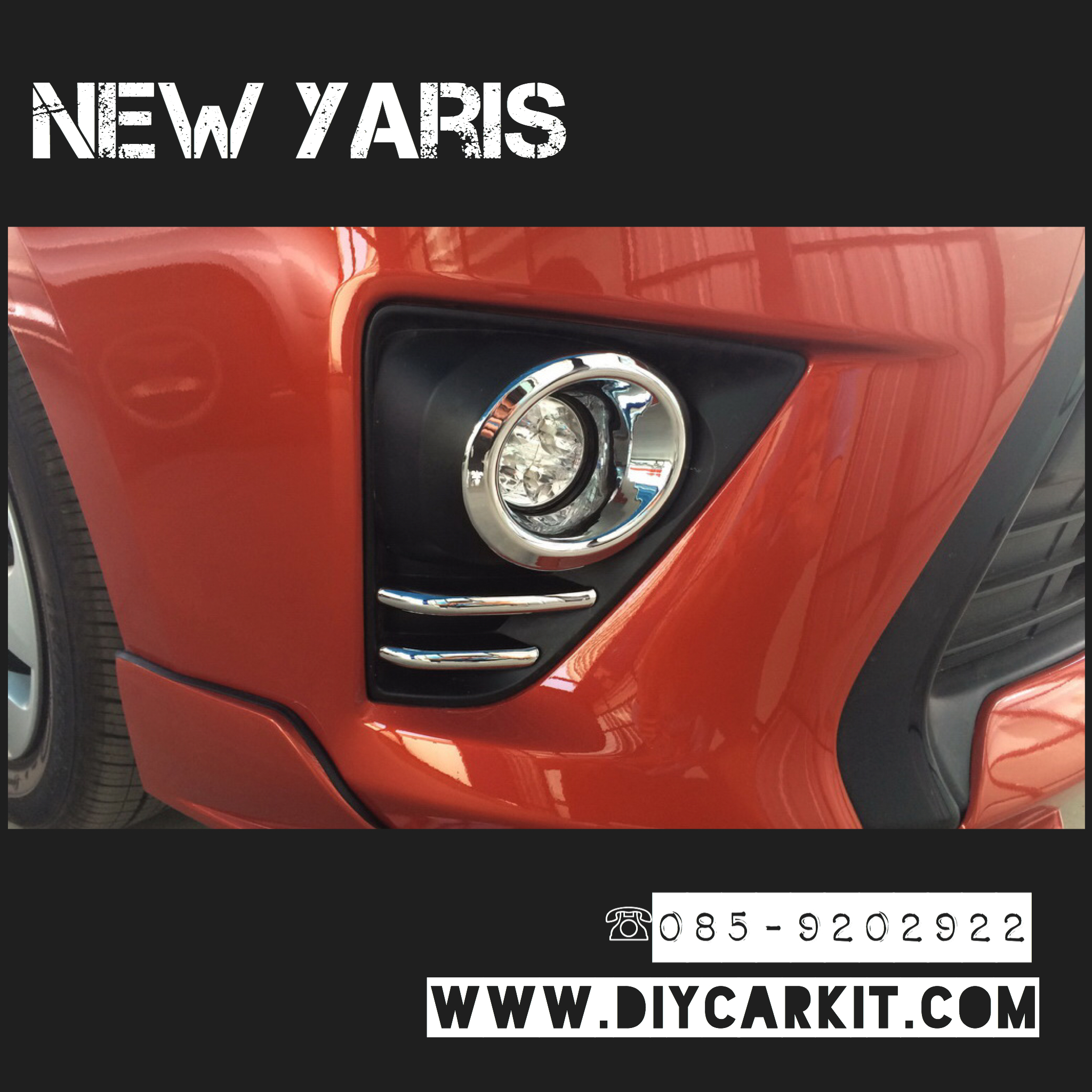 ครอบไฟตัดหมอก New Yaris 2014-16