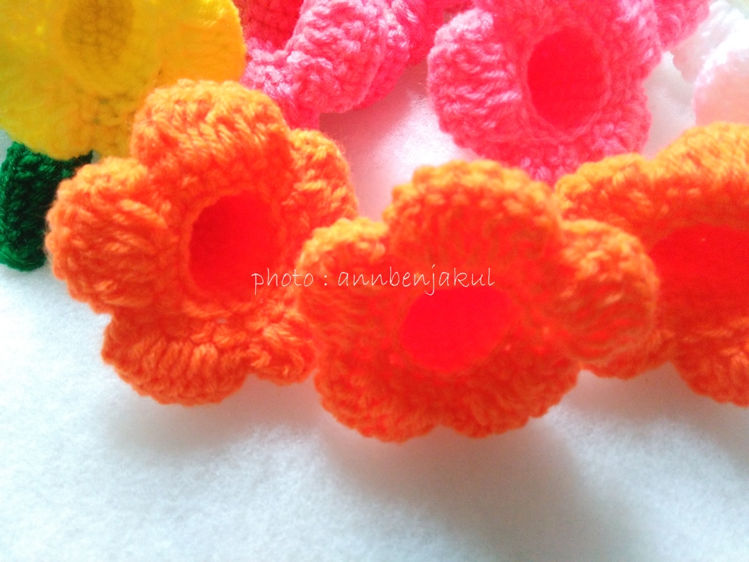 บานบุรีถัก สีส้ม