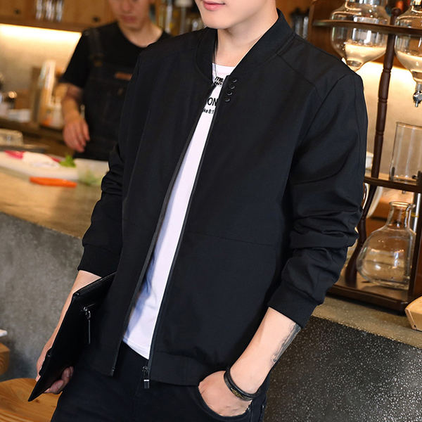 เสื้อแจ็คเก็ตเบสบอล เสื้อคลุม เสื้อแขนยาวสไตล์เกาหลี